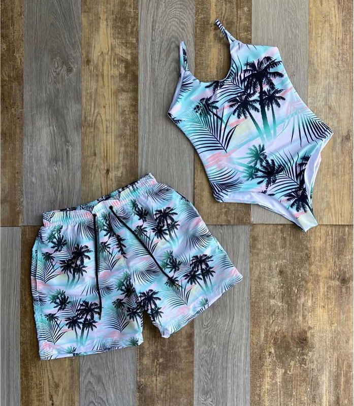 Short + bodysuit green