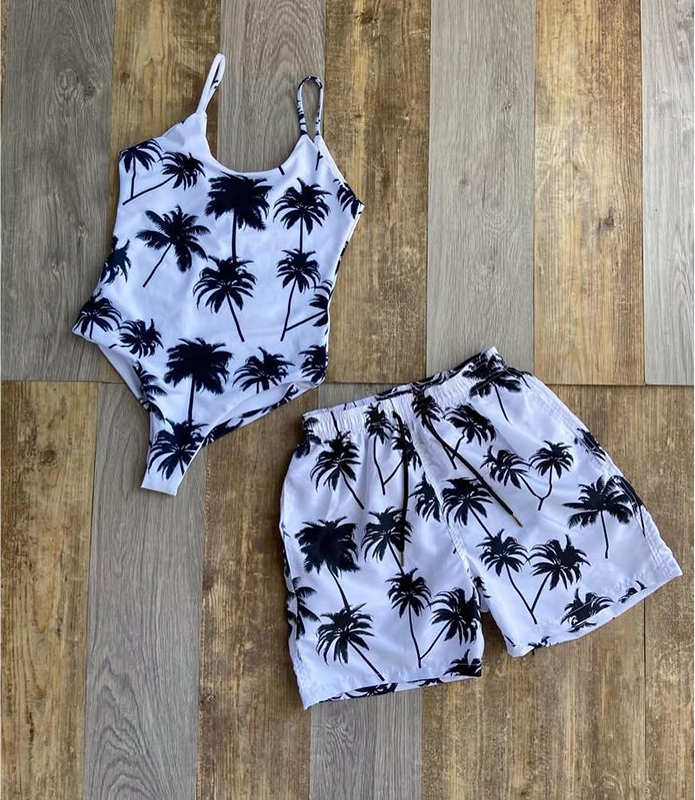 Short + body suit palm1.