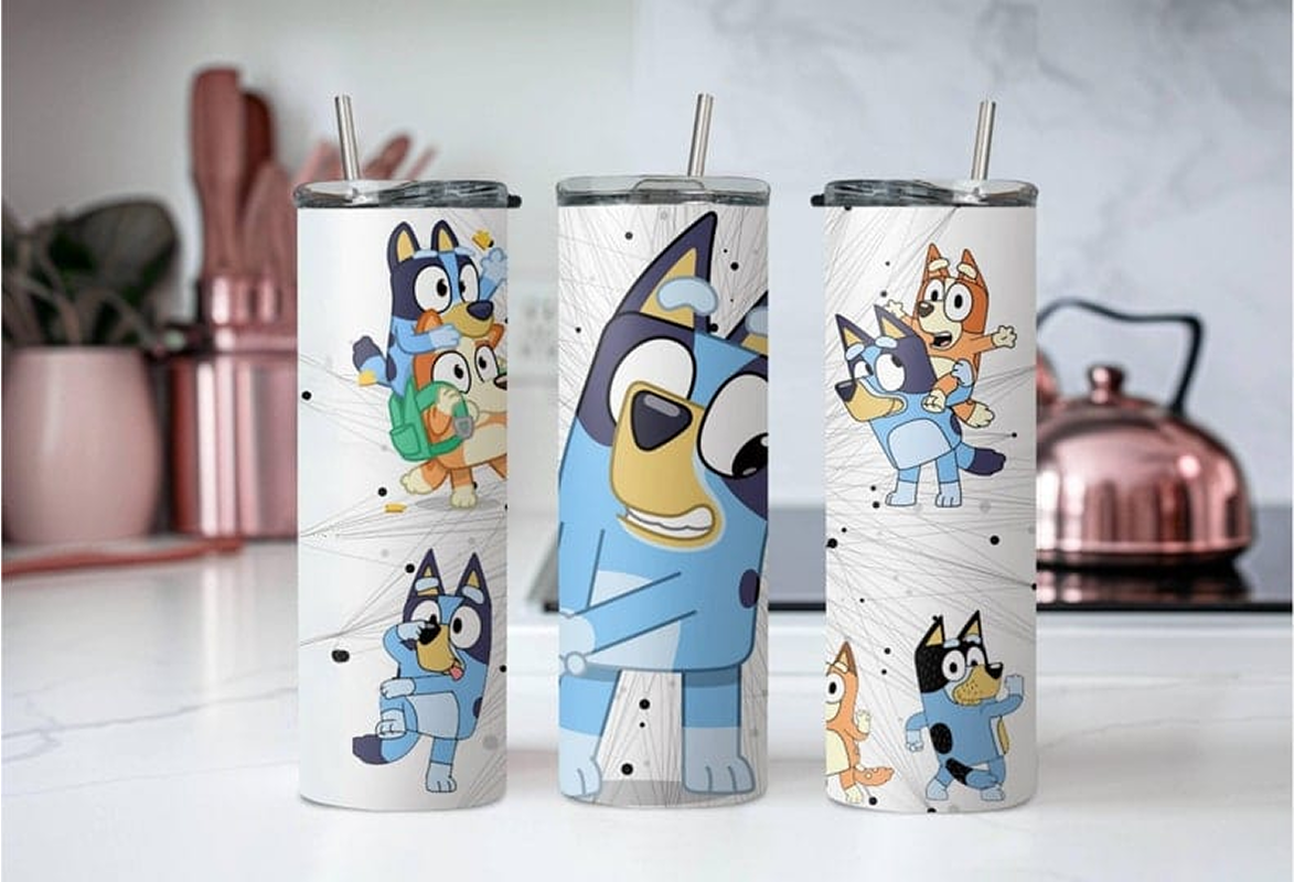 20 Oz tumbler Bluey