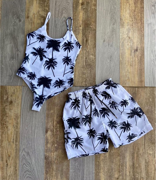 Short + body suit palm1.