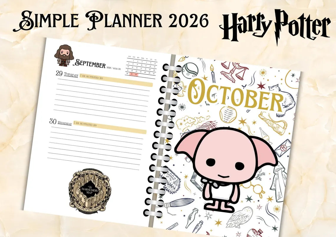 Planner Harry potter 2026