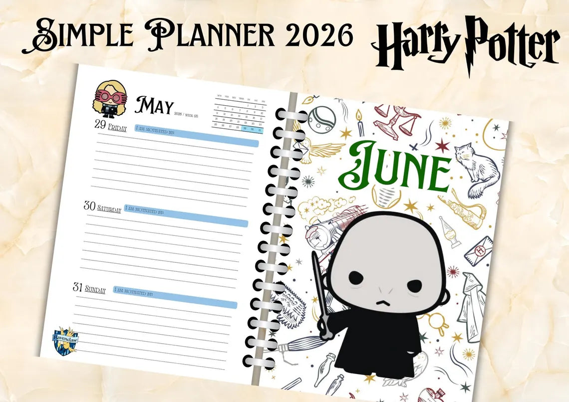 Planner Harry potter 2026