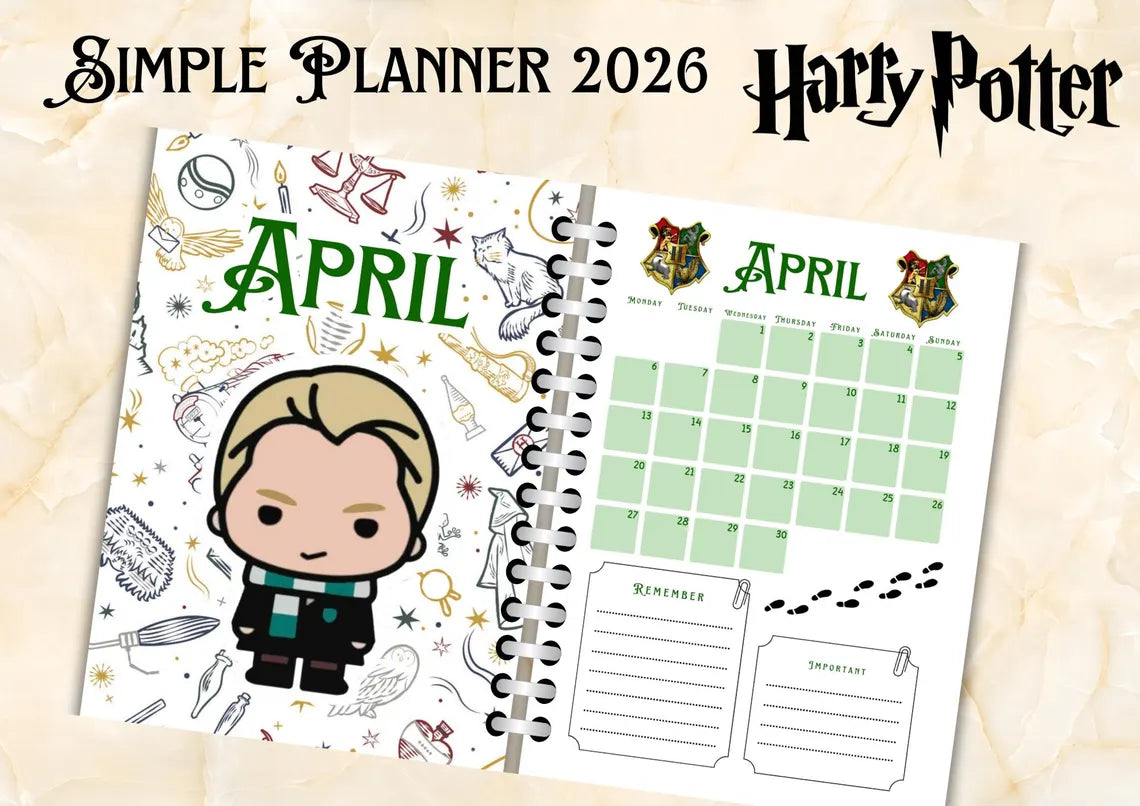 Planner Harry potter 2026